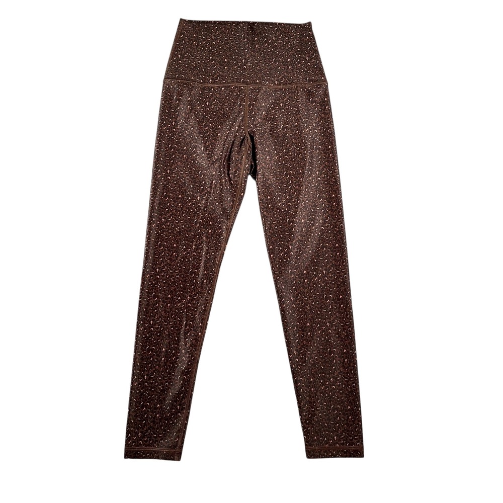 Aerie OFFLINE Brown Leopard Print High Waisted 7/8 Leggings Womens Size Medium